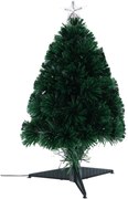 Choinka dekoracyjna z włókien światłowodowych, 60 cm