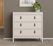 Komoda z szufladami na nóżkach Madrid 3S, kaszmir mat