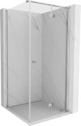 Mexen Mist-F kabina prysznicowa składana prawa 85 x 85 cm, transparent, chrom - 8A6T-085-085-01-00-P