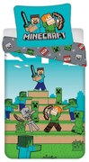 Bawełniana pościel dziecięca jednoosobowa 140x200 cm Minecraft "We got this" – Jerry Fabrics