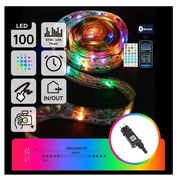 Aigostar - LED RGBICW Zewnętrzny łańcuch świąteczny 100xLED/10W/230V 10m IP44 + pilot