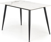Stół z blatem ze spieku w efekcie marmuru Emilio 120 Halmar