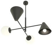 Czarna lampa sufitowa w stylu loftowym - D140 B5-E63