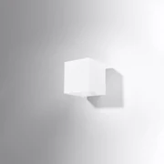 Kinkiet szklany RICO biały SOLLUX  LIGHTING