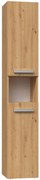 Szafka nowoczesna z koszem na bieliznę dąb artisan C9-K11
