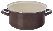 Orion Emaliowany rondel z obrzeżem Brown, 5 l, 5 l