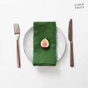 Serwetki lniane zestaw 2 szt. 40x40 cm True Green – Linen Tales