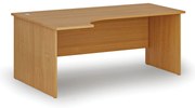 Narożne biurko PRIMO WOOD, 180x120 cm, lewe, buk