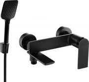 Mexen Zero R62 bateria wannowa z zestawem prysznicowym, czarna - 7113R62-70