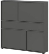 Antracytowa szafka 105x108x25 cm Ameca 2.0 – Germania