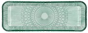 Zielony szklany półmisek 14x38 cm Kusintha – Bitz