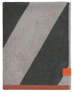 Ręcznik kąpielowy frotte z bawełny organicznej w kolorze khaki 70x133 cm Diagonal – Mette Ditmer Denmark