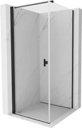 Mexen Mist-B kabina prysznicowa uchylna 85 x 85 cm, transparent, czarna - 8A2T-085-085-70-00