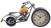 InDecor Metalowy zegar stołowy Motocykl, 20 x 17 x14 cm