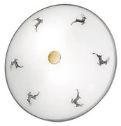 Kolarz 731.U12.4.133- Lampa sufitowa NONNA 2xE14/60W/230V średnica 32 cm szara/mosiądz