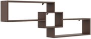 Minimalistyczna półka wisząca wenge - Froslin