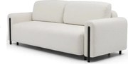 Sofa Arcadova biała/czarny z funkcją spania ELTAP