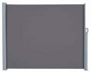 Szara metalowa osłona balkonowa 300x160 cm – Garden Pleasure