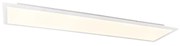 Nowoczesna lampa sufitowa stalowa 120 cm z LED 4-stopniowym ściemniaczem - Liv