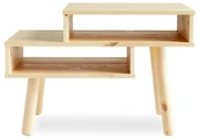 Stolik z drewna sosnowego w naturalnym kolorze Karup Design Hako