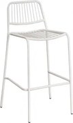 Elton Stołek Składany Wysoki Lodowata Biel & ↑75 Cm - Sklum