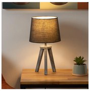 Atmosphera - Lampa stołowa MINI 1xE14/25W/230V sosna/szara