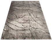 Brązowy nowoczesny dywan z wzorem T6-W70