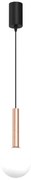 Loftowa lampa wisząca z różowym złotem - K567- A9-R86