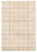 Kremowy bawełniany dywan tkany ręcznie odpowiedni do prania 140x200 cm Color Lines – Lorena Canals