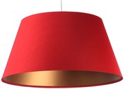 Czerwona nowoczesna lampa wisząca dzwon - S406 D0-W05