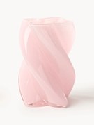 Ręcznie wykonany wazon ze szkła Marshmallow, W 20 cm