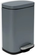 Spirella Kosz na śmieci z pedałem Akira 5 l,matowy szary