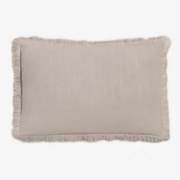 Poduszka Prostokątna 30x50 Cm Z Bawełny Nedeliya Piaskowy Szary - Sklum