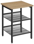 Stolik podręczny z 2 półkami TAYLOR SONOMA 40x40cm