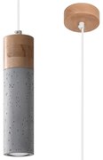 Szara lampa wisząca ø 7 cm Susanna – Nice Lamps