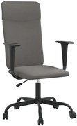 Ciemnoszare Krzesło Biurowe Z Regulowaną Wysokością K3-R89