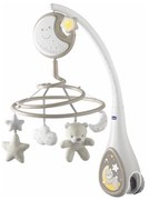 Chicco - Karuzela do łóżeczka z muzyką 3w1 NEXT2DREAMS 3xAA szary