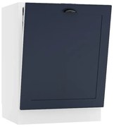 Front do zabudowy zmywarki 60 ADELE PU granatowa mat STOLKAR