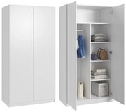 Szafa garderoba CLASSIC - Biała | 180x90x50 cm