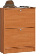 Szafka na buty AKORD Olcha 60 cm 2 drzwi kolor Olcha mat 2 półki 60x20x80 cm