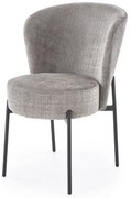 Krzesło tapicerowane K590 szare HALMAR
