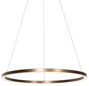 Lampa wisząca brązowa 80 cm zdiodą LED z3-stopniowym ściemniaczem - GirelloDesignerski Oswietlenie wewnetrzne