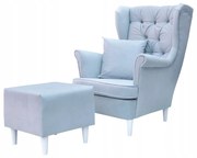 Fotel uszak z podnóżkiem Gaja Family Meble