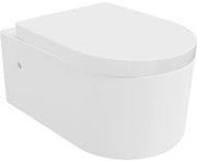 Mexen Sofia miska wc z deską wolnoopadającą twarda, biała połysk - 30798000