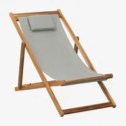 Składana Huśtawka Z Poduszką Z Drewna Kardis Awokado - Sklum