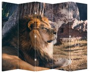 Parawan - Leżący lew (210x170 cm)