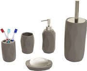 5-częściowy zestaw łazienkowy MCW-H88,  szary