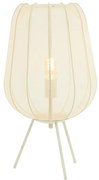 Kremowa lampa stołowa (wysokość 60 cm) Plumeria – Light &amp; Living