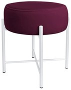 Taboret Pola noga metalowa biała MG02