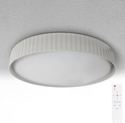 Brilagi - Ściemnialna oprawa sufitowa LED LUCIA LED/48W/230V śr. 41 cm biała + pilot
